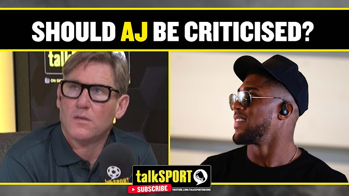 Simon Jordan reacts to Anthony Joshua confronting University students who were taunting him