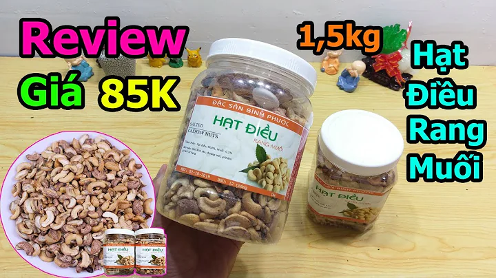 Trên tay hạt điều rang muối giá rẻ thơm ngon vô cùng