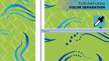 Preview Color Reduced Artwork | TUKAstudio Video Help | Fabric Design Software | Color Separation