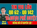 Nóng: 3 Nhóm Cựu Chiến Binh Xét Lại Chế Độ QĐ62 – QĐ142 🇻🇳