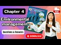 Environmental Management | Class 10 | Chapter 4 | Questions and Answers | Exercise | PDF | Notes