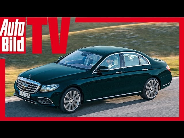 Mercedes E-Klasse (Detroit 2016) - Das ist die neue E-Klasse (W213) 