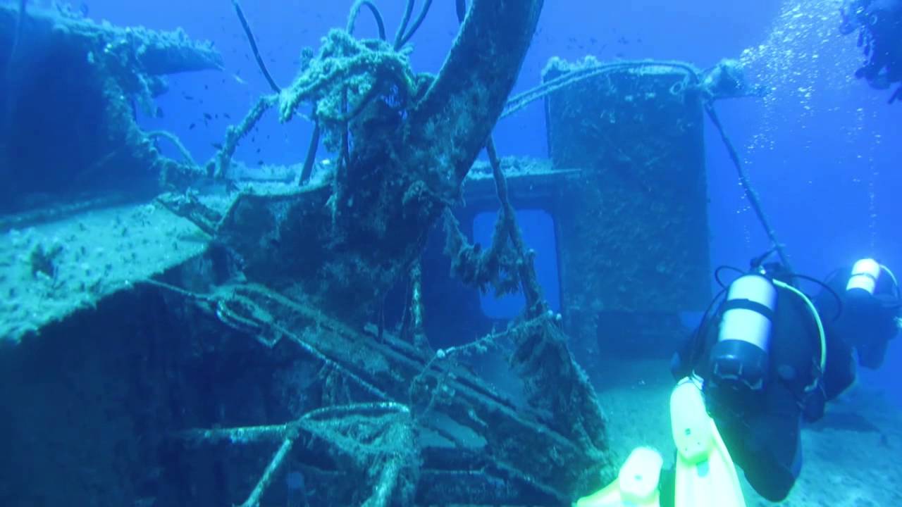 Tauchen auf Kreta: Wrack vor der Insel Dia am 12.05.2014