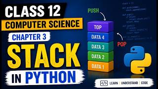 Stack in Python II Chapter 3 II Class 12 II Harshit Srivastava
