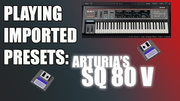 ARTURIA SQ-80 V: Playing some classic SQ-80 sysex presets.