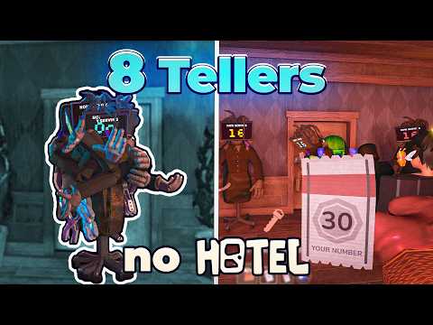 I spawned 8 tellers at the Doors Hotel and it was a mess! LOL