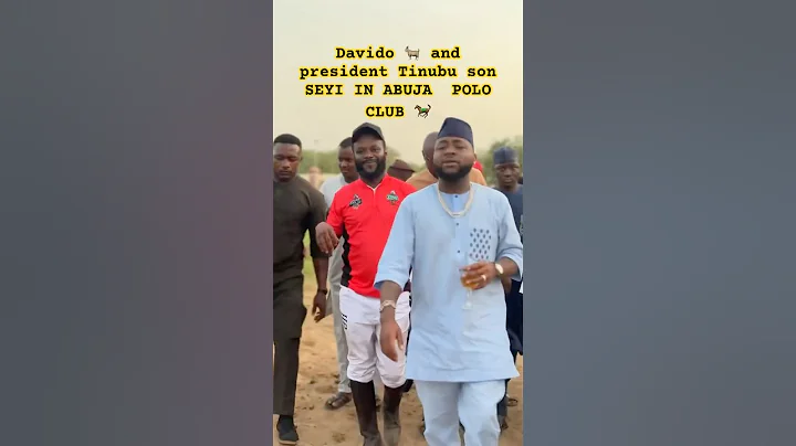 Davido 🐐 and president Tinubu son SEYI IN ABUJA  POLO CLUB 🐎 #davido #seyitinubu #tinubu