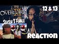 BATTLEFIELD DESPAIR! OVERLORD III EPISODES 12 & 13 REACTION