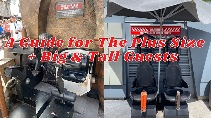 Plus size friendly rides at universal studios orlando