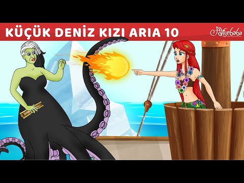 Küçük Deniz Kızı Aria 10 - Buzdağı Büyüsü - Adisebaba Çizgi Film Masallar - Little Mermaid