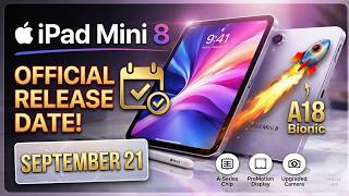 iPad Mini 8 OFFICIAL Release Date Revealed — Apple’s Next Compact Beast Is Coming! 🚀