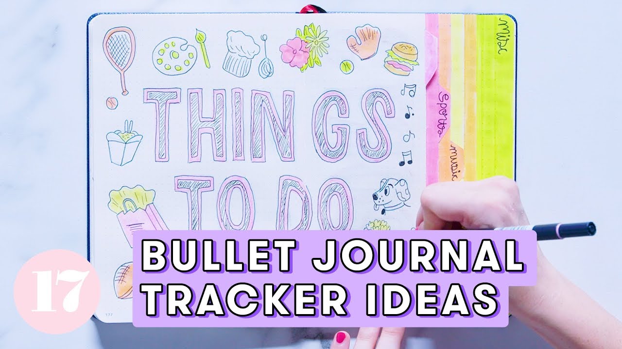 Bullet Journal Tracker Ideas Plan With Me Youtube