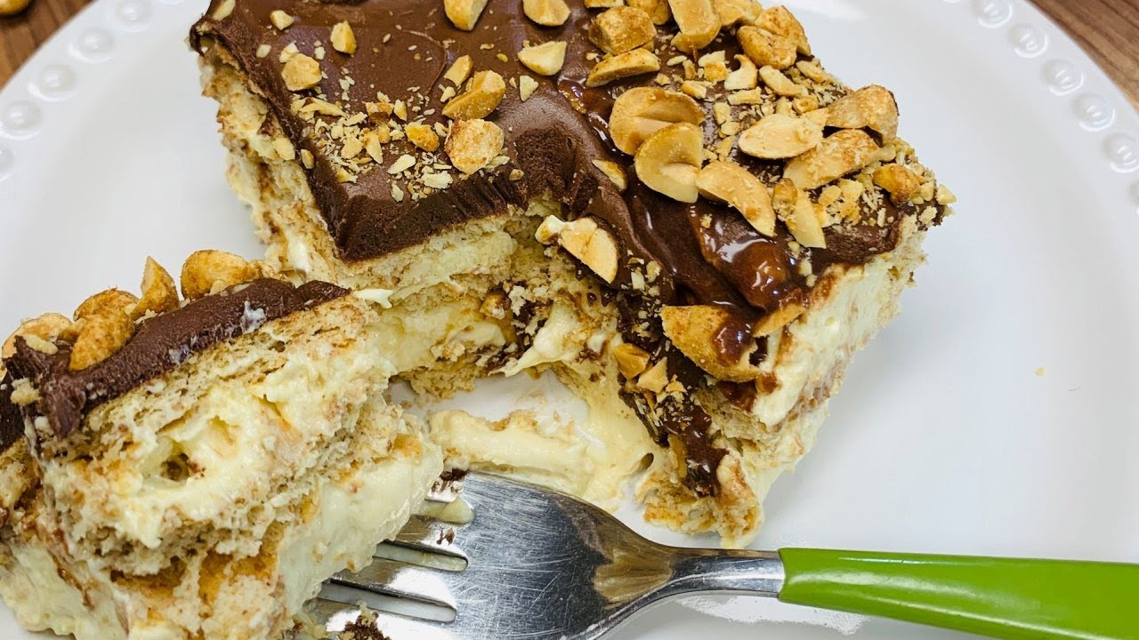 How to Make No-Bake Chocolate Peanut Butter Eclair Cake | Jason Smith | Rachael Ray Show