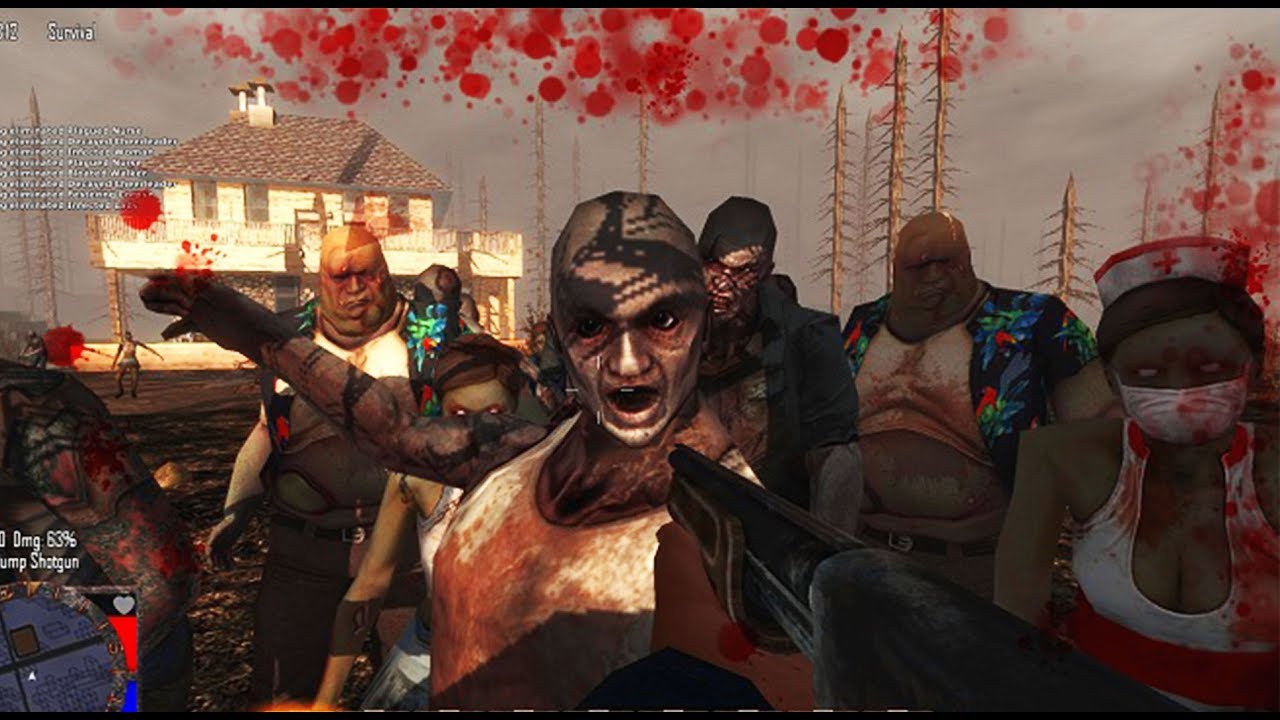 SUPER OLEADA ZOMBI ATACA NUESTRA HUMILDE MORADA!! - #12 - 7 DAYS TO DIE! - Nexxuz ark survival evolved admin commands