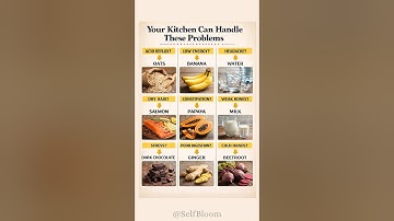 Your Kitchen Handles These Problems | Simple Food Fixes for Everyday Health Issues