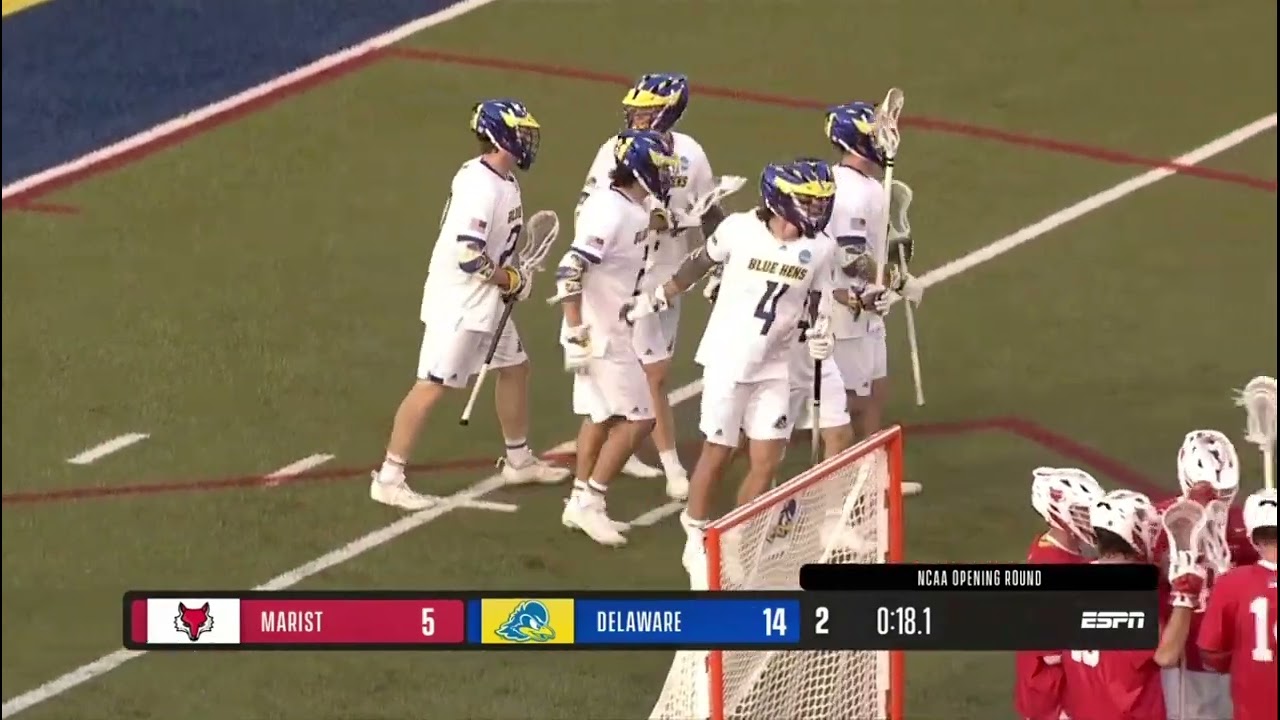 High Wing Dodge Underneath, Stick to the Inside Finish - Nick Jessen (Delaware Men's Lacrosse 2023)