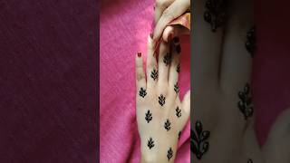 Aesthetic Henna Design | Trendy Leaf Design #trend #henna #trending #mehndi #viral #viralshorts