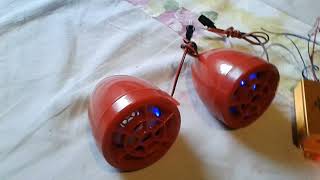 Alarme Som Mp3 Para Motocicleta 