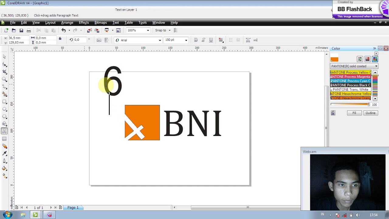 Download Cara membuat LOGO BNI di CorelDraw - YouTube