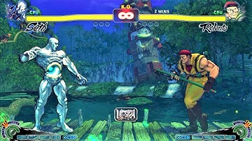 SETH VS ROLENTO | CPU VS CPU Ultra Street Fighter IV  (Hardest AI)