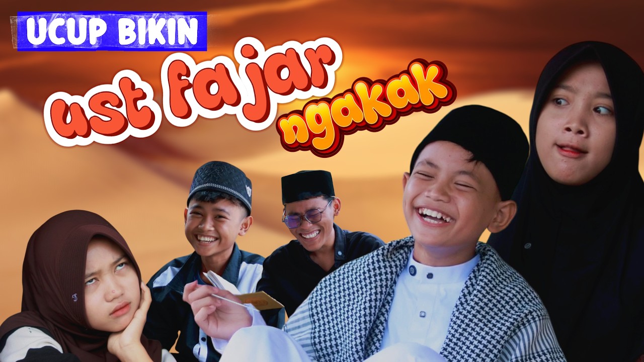 ust fajar gagal fokus saat ngajarin ngaji🤣😭