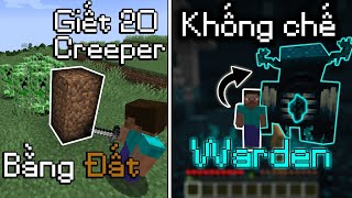 10 Điều Bạn Nên Bắt Đầu Làm Trong Minecraft - Đối phó với Creeper bằng Đất