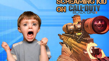 Screaming Kid Gets Destroyed In a 1v1 On Black Ops 2