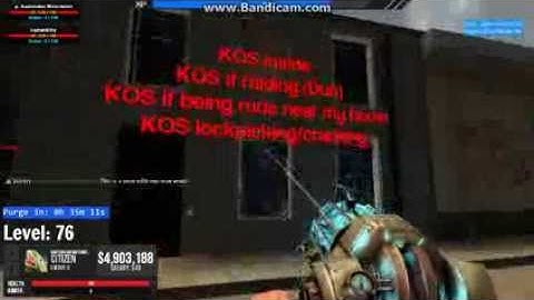 ICE Dark RP, player with one way props (Chill Killer)