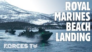 How Royal Marines Conduct Beach Landings In The ARCTIC CIRCLE | Forces TV