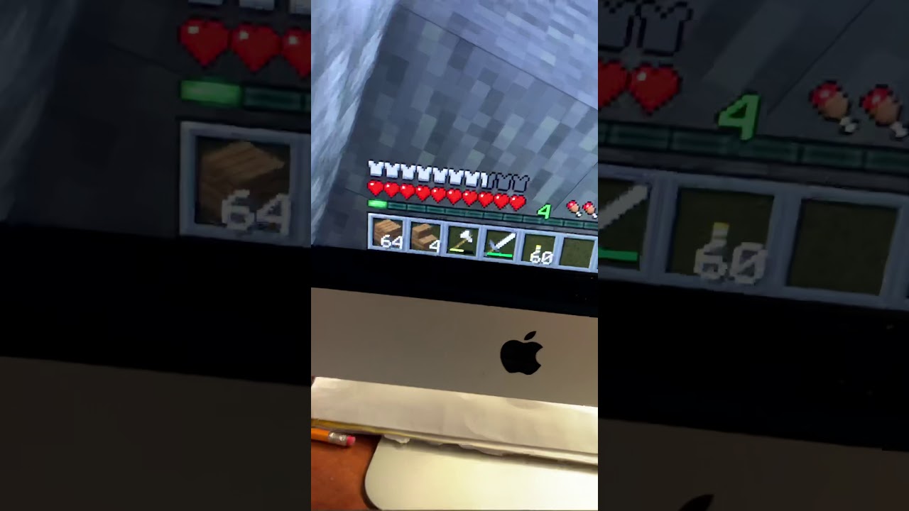 Minecraft working on the second floor - YouTube