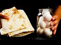 Simple tortilla and a jar of eggs. Tastier than tacos and easier than pizza.
