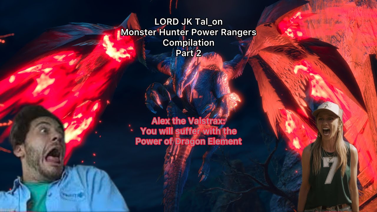 LORD JK Tal_on Monster Hunter Power Rangers Compilation Part 2