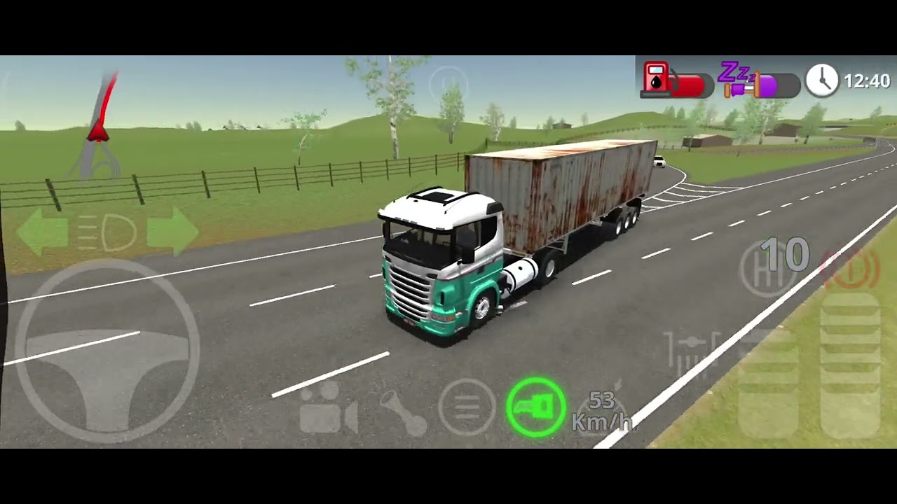 The Road Driver Classic Truck And Old Rast Cantainer Safe