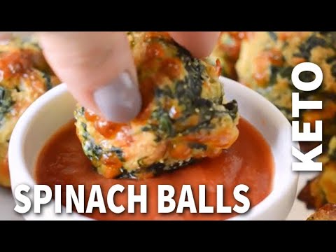 Keto Spinach Balls Easy Keto Low Carb Recipes Youtube