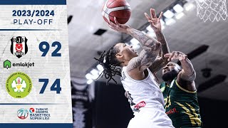 Beşiktaş Emlakjet (92-74) Manisa BB - TSBSL - Play-Off Çeyrek Final | 2023/24