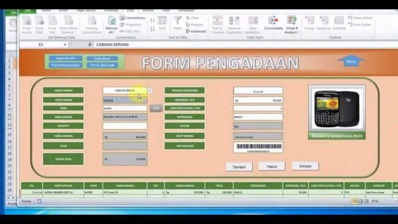 Cara Membuat Aplikasi Macro Di Excel 2010 - jin penunggu ...