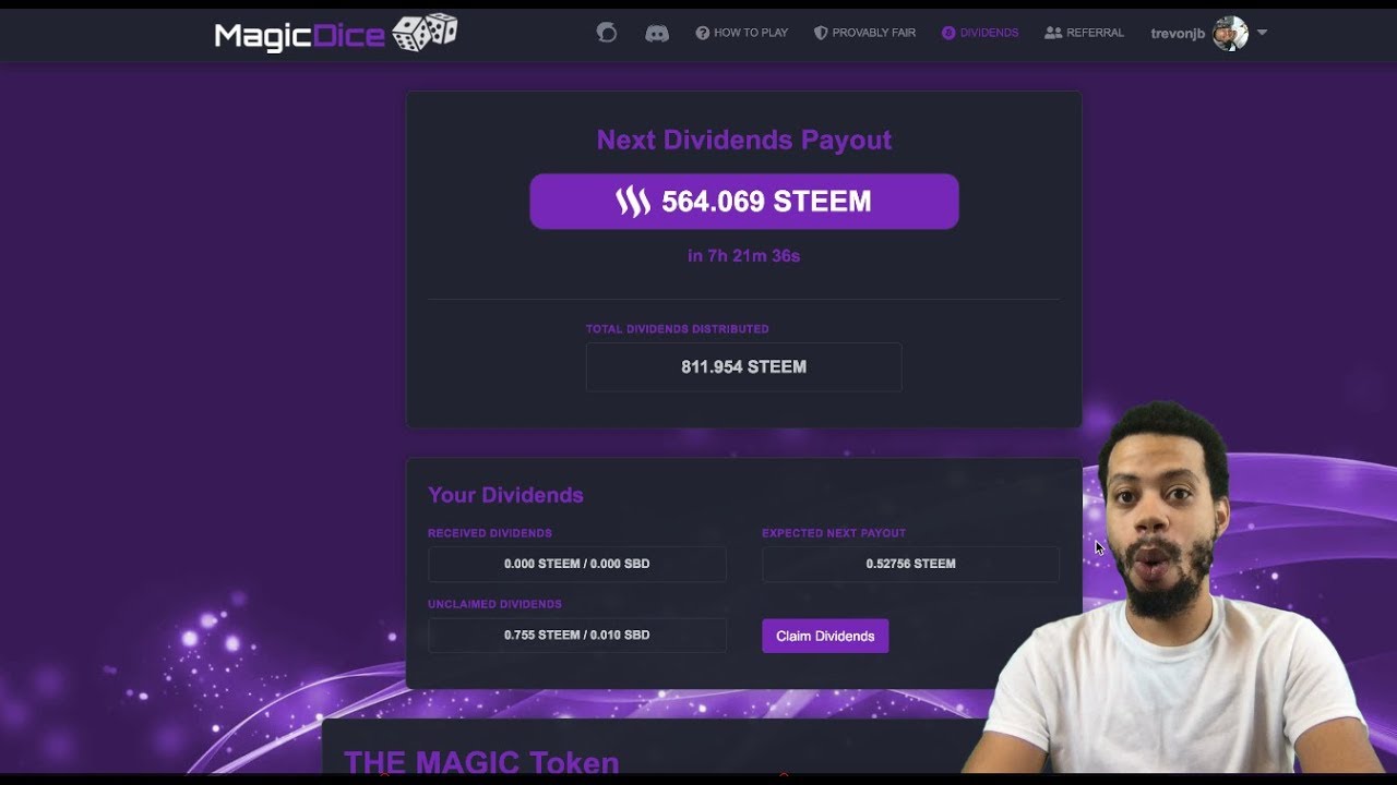 MAGIC-DICE DIV PAYOUTS JUST STARTED