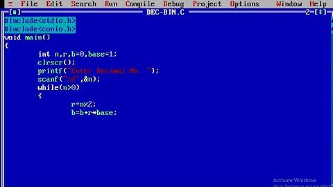 C Program to Convert Decimal to Binary | Learn Coding