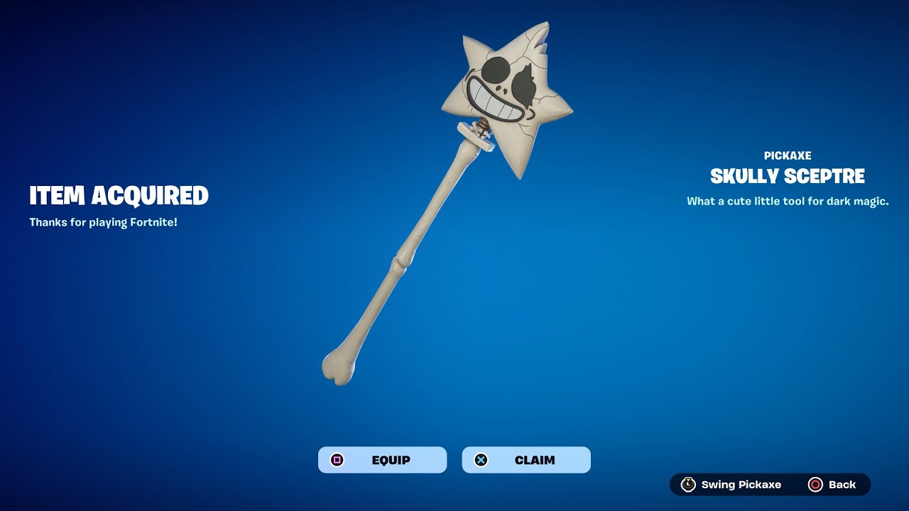 How To Get Skully Sceptre Pickaxe NOW FREE In Fortnite (Unlocked Skully