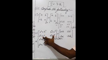 Q. 2 (i) and (ii) | class 12 maths chapter 3.2 | Matrices class 12 3.2 | maths exercise 3.2#class12
