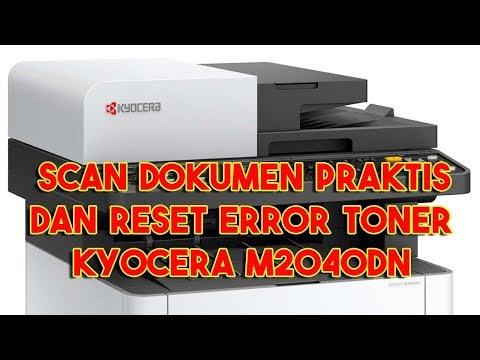 cara scan kyocera m2040dn