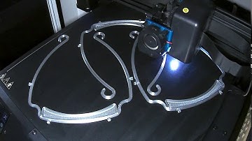 Time lapse of Visors being printed.