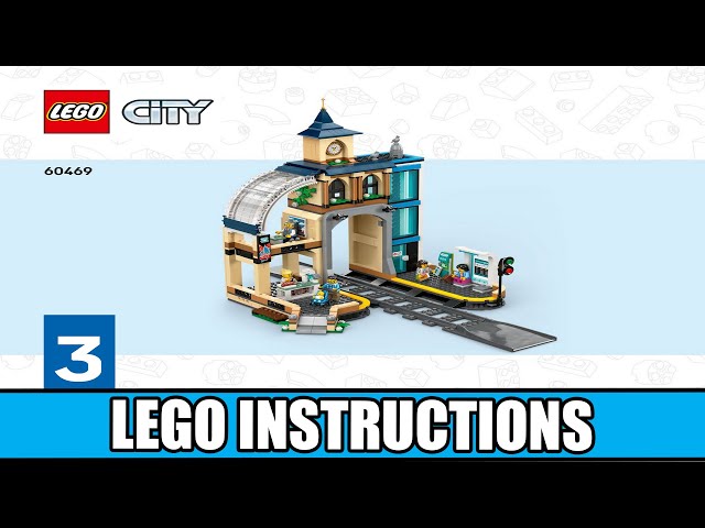 LEGO 60469 Instructions - Trains - Central Train Station - City