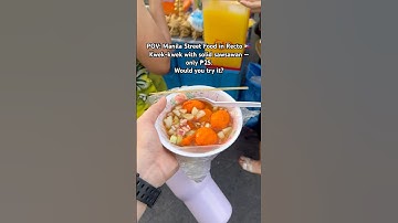 Manila Street Food: ₱25 Kwek-Kwek! 🇵🇭