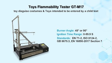 Toys Flammability Tester GT-M17