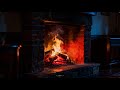 The Secret to Deep Sleep 🔥🌑 | Dark Screen Fireplace, No Mid-Roll Ads, Pure Relaxation (8 Hours)