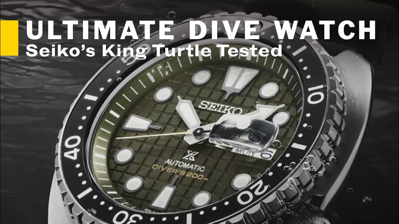 Ultimate Dive Watch? Seiko King Turtle (2020) on the beach - YouTube