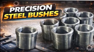 Inside Precision Engineering 🏭 | Steel Bushes Production #metalwork #steelbuilding #motivation 