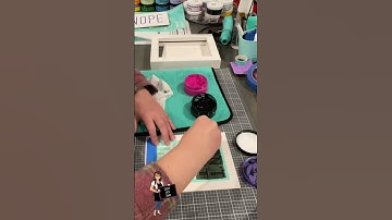 Drop-In Box Frame Chalk Couture #createwithdawn #artandcraft #chalkcouture #craft #diycrafts #create