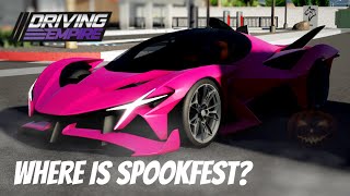 What Happened To SPOOKFEST In Driving Empire | Roblox
